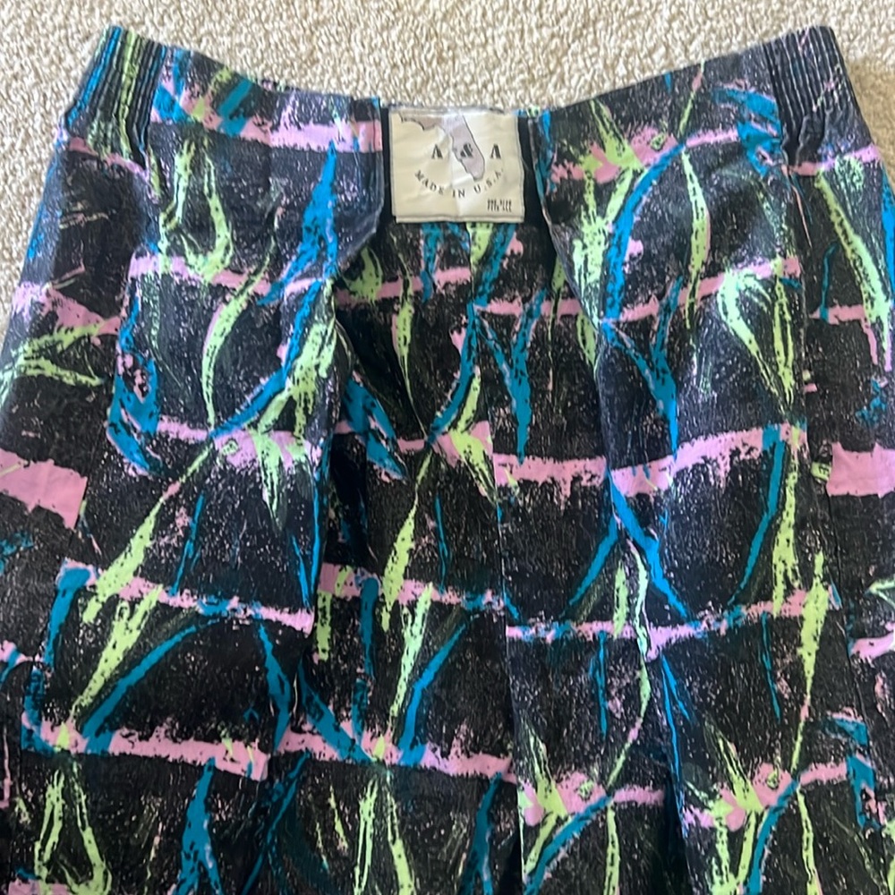 Colorful Abstract Patterned Pants